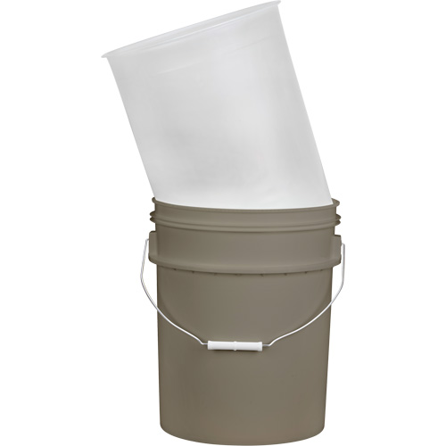 Doublure pour seau en plastique, 11-1/4" dia. x 14" h, 5 gal. US (4,16 gal. imp.) capacit&eacute; Stor-it Systems