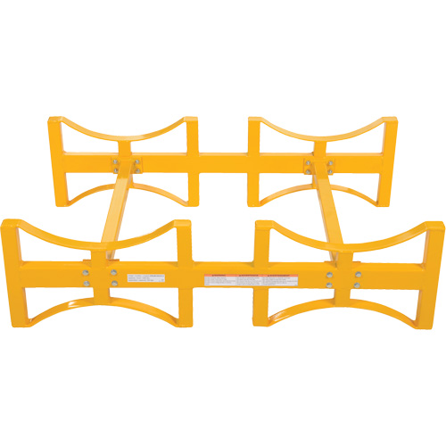 Porte-barils empilable en acier, 2 barils, Capacit&eacute; de 1600 lb, 45-1/2" la x 29-7/8" p x 12-3/4" h Stor-it Systems
