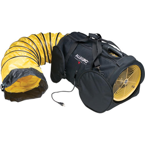 Ventilateurs axiaux  Air Bag  ALLEGRO INDUSTRIES, 1/2 CV, 1800 pi³/min Stor-it Systems