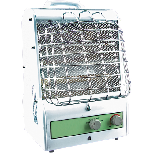 Portable Utility Heater, Fan/Radiant Heat, Electric, 5120 Stor-it Systems
