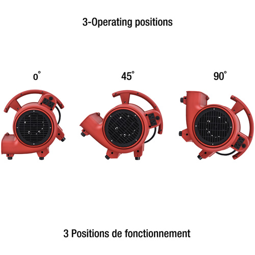 Appareil de ventilation, 550 pi³/min Stor-it Systems