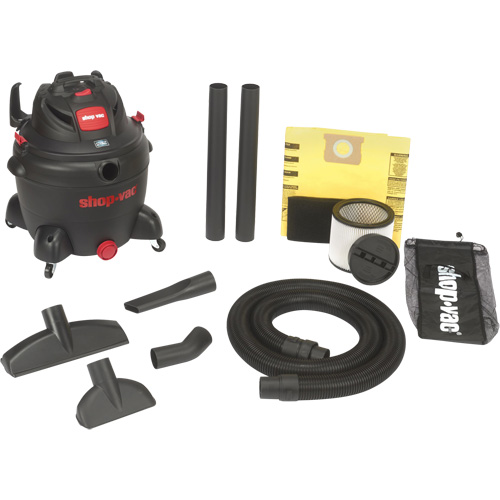 Aspirateur utilitaire pour atelier SVX2, Secs-humides, 6,5 CV, 16 gal. US (60,6 litres) Stor-it Systems