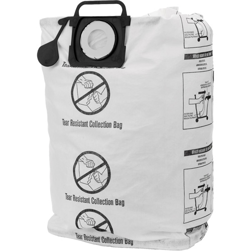 Sacs pour aspirateur r&eacute;sistant &agrave; la d&eacute;chirure pour la collecte de d&eacute;bris secs, 12 - 20 gal. US Stor-it Systems