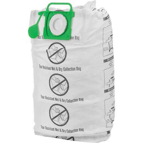 Sacs daspirateur r&eacute;sistants &agrave; la d&eacute;chirure pour les d&eacute;chets humides et secs, 12 - 20 gal. US Stor-it Systems