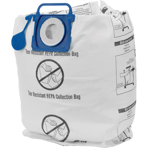 V&eacute;ritables sacs filtrants HEPA r&eacute;sistants aux d&eacute;chirures, 5 - 10 gal. US Stor-it Systems