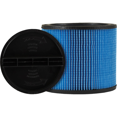 Filtre pour aspirateur Ultra-Web, Cartouche, Pour 5 gal. US Stor-it Systems