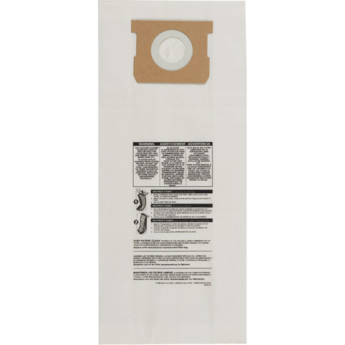 Type O Hang Up/Bulldog Vacuum Paper Bags, 5 US gal. Stor-it Systems