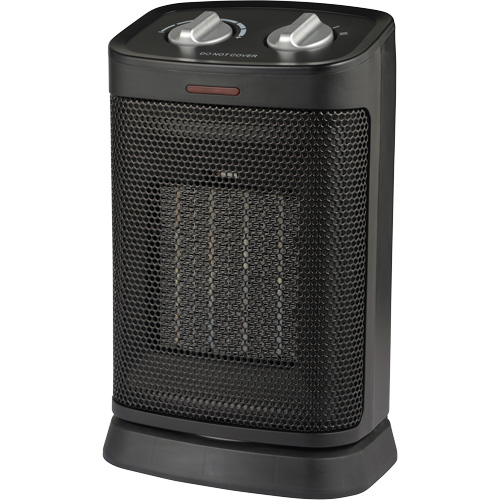 Oscillating Heater, Ceramic, Electric, 5200 BTU/H Stor-it Systems