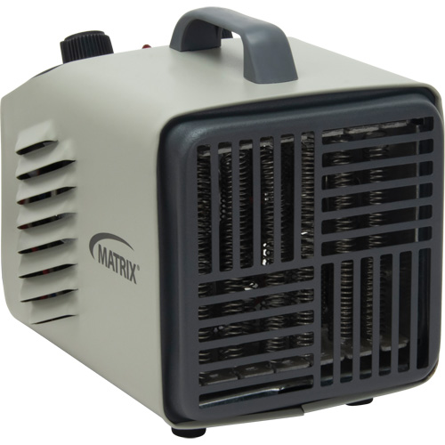 Radiateur portatif m&eacute;tallique datelier avec thermostat, Soufflant, &eacute;lectrique Stor-it Systems