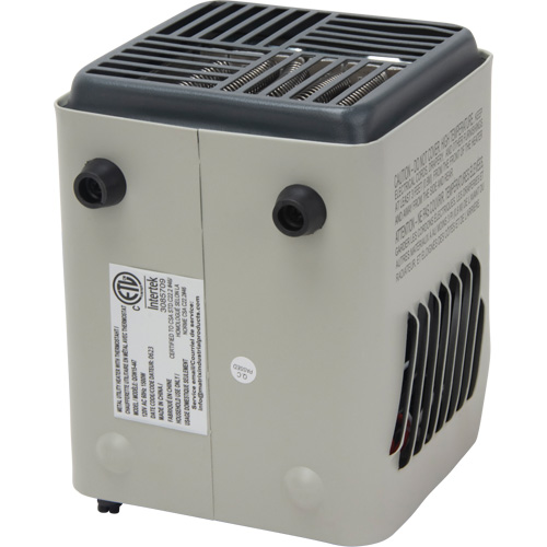 Radiateur portatif m&eacute;tallique datelier avec thermostat, Soufflant, &eacute;lectrique Stor-it Systems