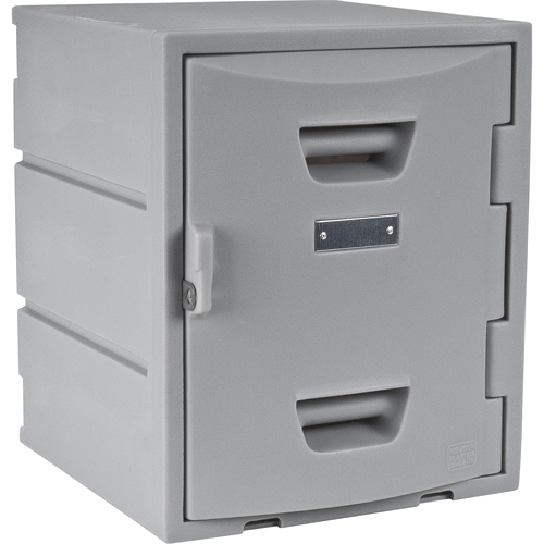 Casier, 15" x 15" x 18", Gris, Assembl&eacute; Stor-it Systems