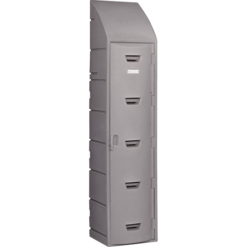 Locker, 15" x 18" x 73", Grey, Assembled Stor-it Systems