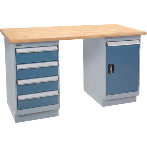 &eacute;tabli robuste, Porte & tiroirs, Cap 1500 lb, 72" la x 36" p, 34" h Stor-it Systems