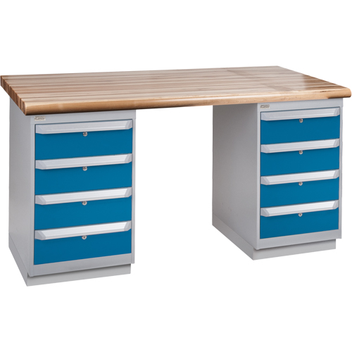 &eacute;tabli robuste, Deux tiroirs, Cap 1500 lb, 72" la x 30" p, 34" h Stor-it Systems