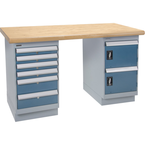 &eacute;tabli robuste, Porte & tiroirs, Cap 1500 lb, 72" la x 30" p, 34" h Stor-it Systems