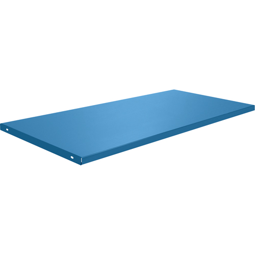 &eacute;tabli avec armoire - Tablettes, 58 3/4" x Capacit&eacute; de 300 lb, Acier, Bleu Stor-it Systems