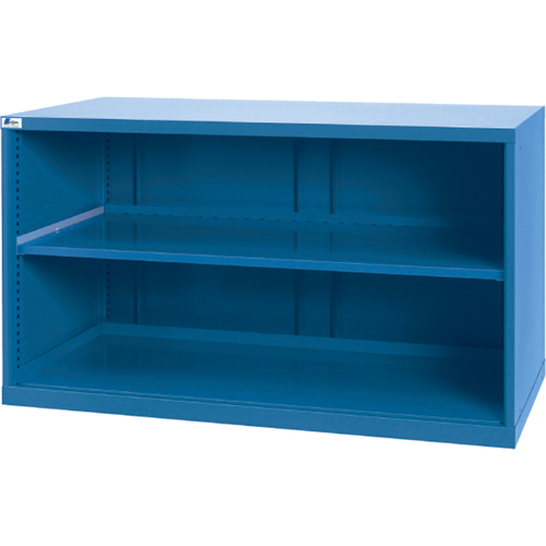 Shelf Cabinets, Steel, 33-1/2" H x 56-1/2" W x 28-1/2" D, Bright blue Stor-it Systems