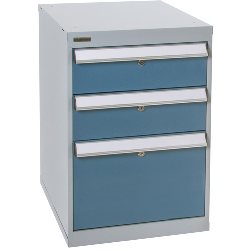 Three-Drawer Pedestal Workbench, 18" W x 21" D x 28" H Stor-it Systems