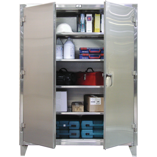 Extra Heavy-Duty Stainless Steel Cabinets Stor-it Systems