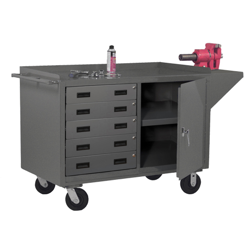 Armoire d'&eacute;tabli mobile, Acier Surface Stor-it Systems