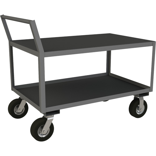 Chariot &agrave; instruments &agrave; profil bas, 2 niveaux, 24-1/4" la x 51" p x 40-15/16" h, 1200 lb Cap Stor-it Systems