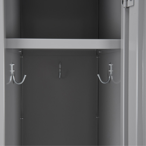 Clean Line Lockers, 3 -tier, Bank of 4, 48" x 18" x 76", Steel, Charcoal, Rivet (Assembled) Stor-it Systems
