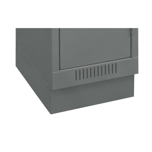 Clean Line Economy Lockers Recessed Base, 1 Banks, 4" H x 12" W x 18" D, Steel Stor-it Systems