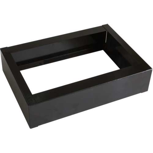 All-Welded Concorde - Heavy-Duty Lockers Recessed Base, 1 Banks, 4" H x 12" W x 17" D, Black, Steel Stor-it Systems