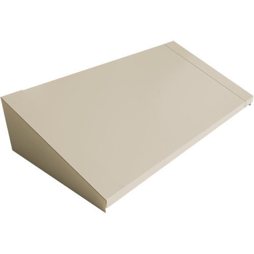 Dessus inclin&eacute; pour casiers robustes enti&egrave;rement soud&eacute; Concorde, Bloc de 3, 18" p x 36" la x 6" ha, Beige, Acier Stor-it Systems