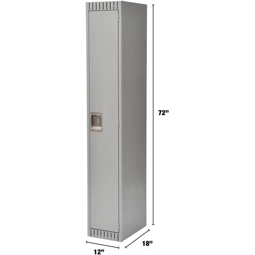 Casiers, 12" x 18" x 72", Acier, Gris, Rivet (assembl&eacute;) Stor-it Systems
