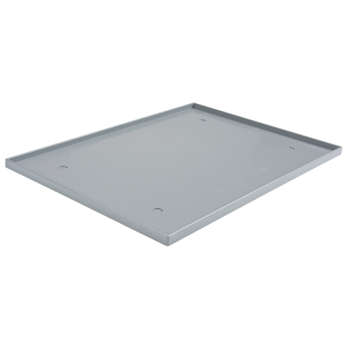 Fond de casier, Convient aux casiers 12" x 15", Gris fonc&eacute;, Plastique Stor-it Systems