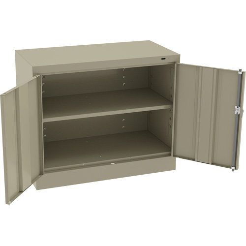 Standard Desk-High Cabinet, Steel, 30" H x 36" W x 18" D, Beige Stor-it Systems