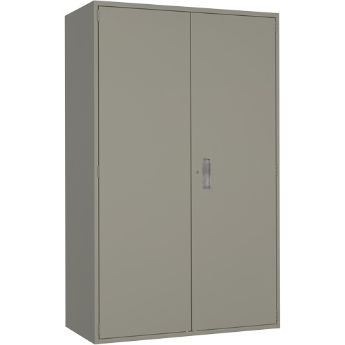 Extra Wide Hi-Boy Storage Cabinet, Steel, 4 Shelves, 72" H x 48" W x 24" D, Grey Stor-it Systems