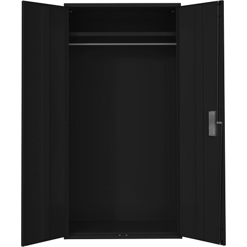 Armoire garde-robe, Acier, 36" la x 18" p x 72" h, Noir Stor-it Systems
