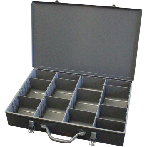Compartment Steel Scoop Boxes, 17.875" W x 12" D x 3" H, 13 Compartments Stor-it Systems