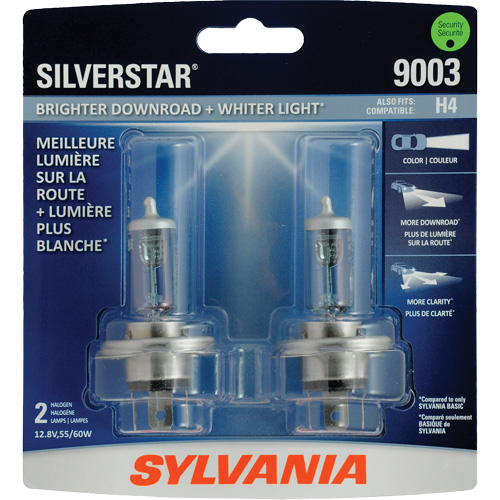 9003 SilverStar&reg; Ultra Headlight Bulb, Halogen, 60 W, White Stor-it Systems
