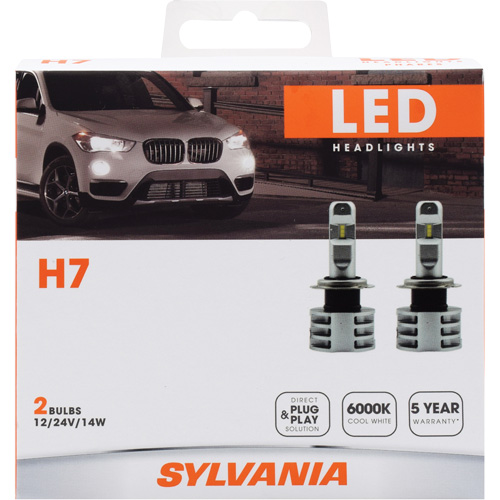 Ampoule pour feu avant H7, DEL, 13,2 W/17 W, Blanc Stor-it Systems