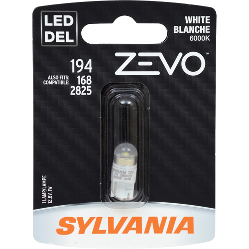 195 Zevo&reg; Mini Automotive Bulb, LED, 0.7 W, White Stor-it Systems