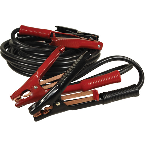 Heavy-Duty Booster Cables, 4 AWG, 500 Amps, 20' Cable Stor-it Systems
