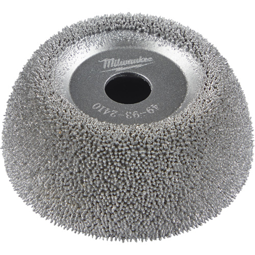 Meule &agrave; polir &agrave; contour &eacute;vas&eacute; 2" pour ponceuse pour pneus &agrave; basse vitesse M12 Fuel Stor-it Systems