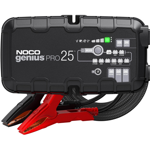 Genius&reg; Pro25 25-Amp Battery Charger Stor-it Systems