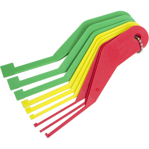 9-Piece Combination Brake Lining Thickness Gauge Set Stor-it Systems