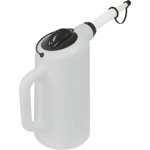 Distributeur dhuile avec couvercle et bouchon, Plastique, Capacit&eacute; de 8 pintes Stor-it Systems