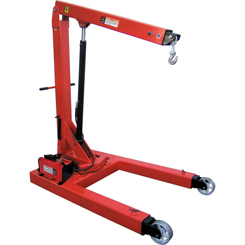 Grue pneumatique hydraulique pour sol, Capacit&eacute; 6000 lb (3 tonnes) Stor-it Systems
