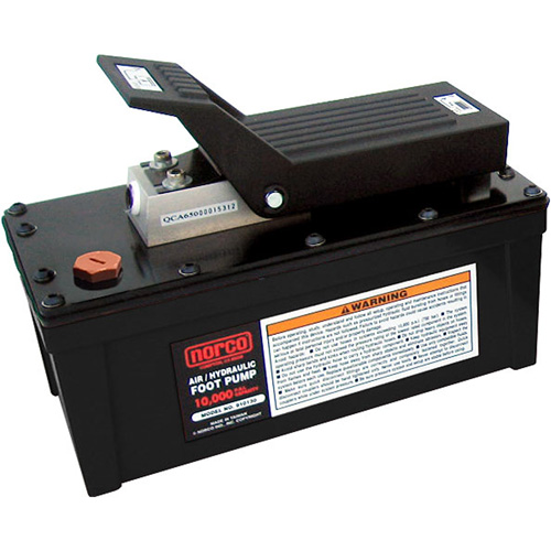 Pompe hydraulique &agrave; air de 10 000 PSI op&eacute;r&eacute;e par le pied Stor-it Systems