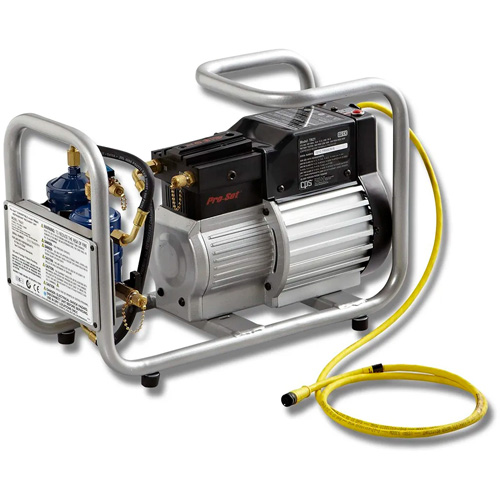Aspirateur de r&eacute;frig&eacute;rant R134A et R1234YF avec collecteur Stor-it Systems
