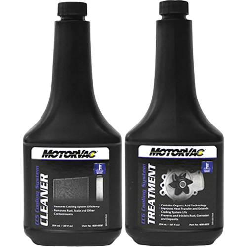 Trousse &agrave; 2 &eacute;tapes CoolantClean MotorVac, Bouteille Stor-it Systems