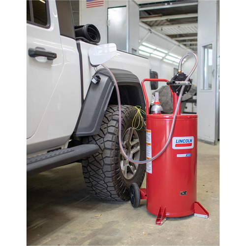 25-Gallon Steel Fuel Caddy with 2-Way Rotary Pump Stor-it Systems