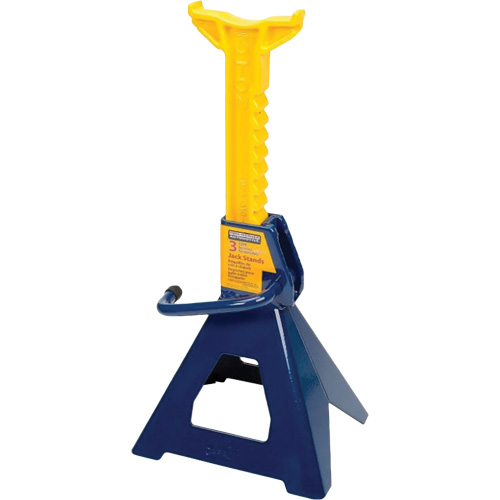 Jack Stand, Locking Handle/Ratchet, 3 tons Capacity, 19" H Stor-it Systems