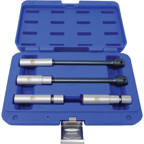 Jeu de douilles pivotantes pour bougie d'allumage Euro 4 mcx, Prise 3/8" Stor-it Systems